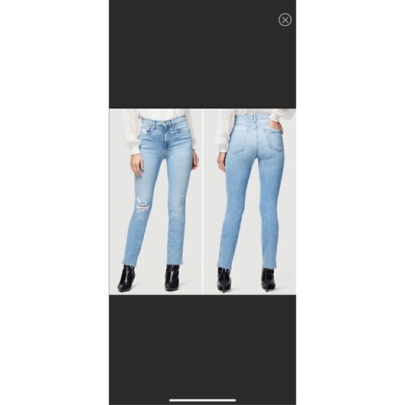FRAME Denim Le Sylvie Slender Straight jeans light wash 27 - Picture 3 of 15